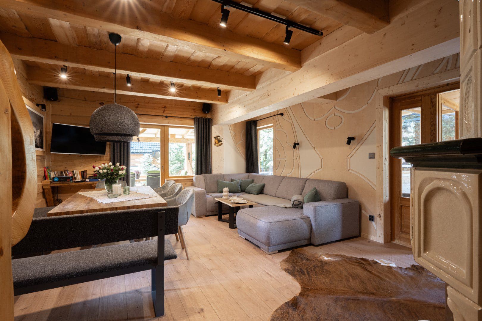 Living room in Villa Zakopiana