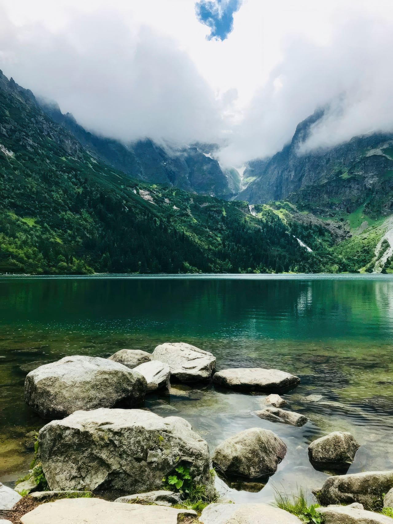 Morskie Oko lake in the Tatras